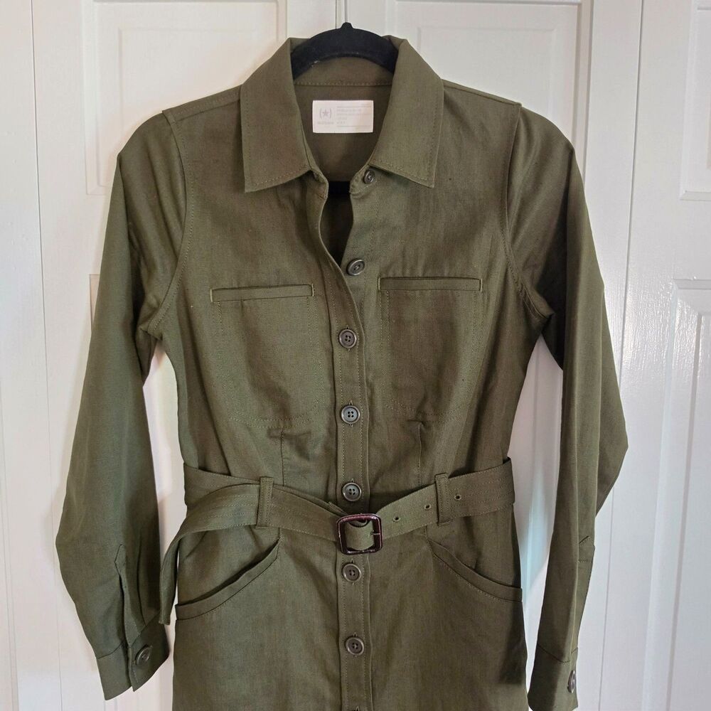 Banana Republic Heritage Collection Utility Button up Shirt Dress - Size 2